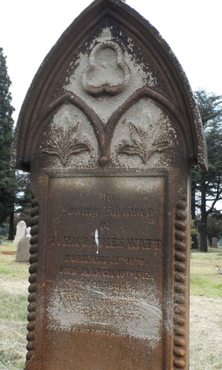 WATT John Davies 1878-1912