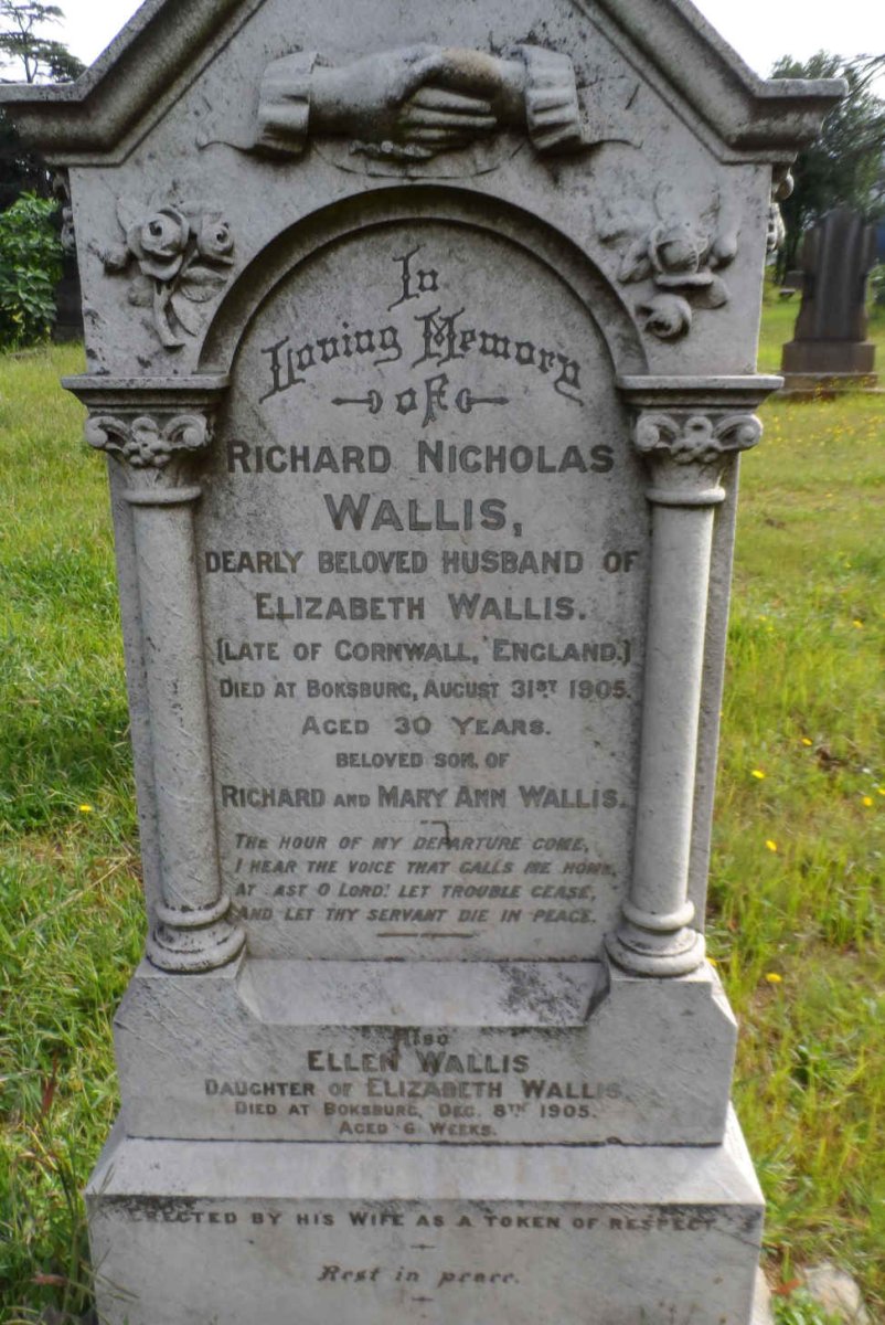 WALLIS Richard  Nicholas -1905 :: WALLIS Ellen -1905