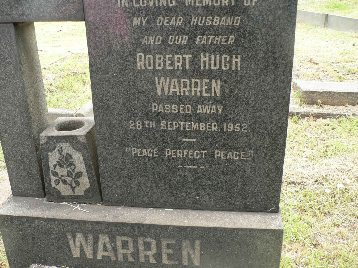 WARREN Robert Hugh -1952