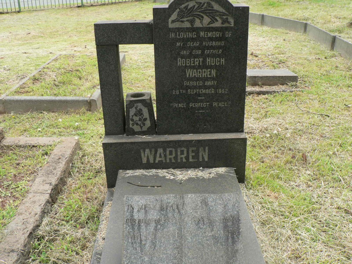 WARREN Robert Hugh -1952 &amp; Millicent May -1965
