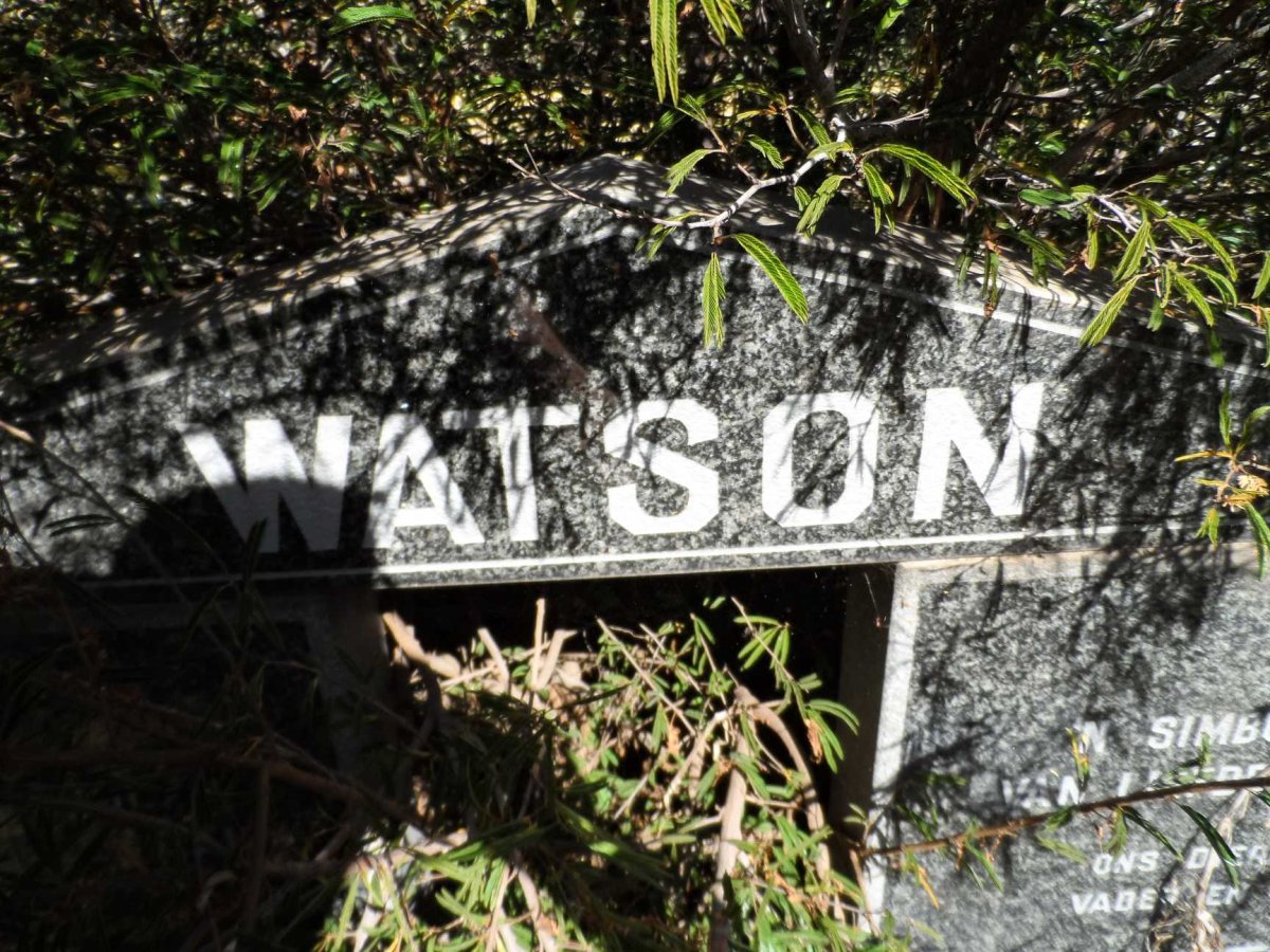 WATSON John Troskie 1912-1997 &amp; Hester Elizabeth 1909-1996