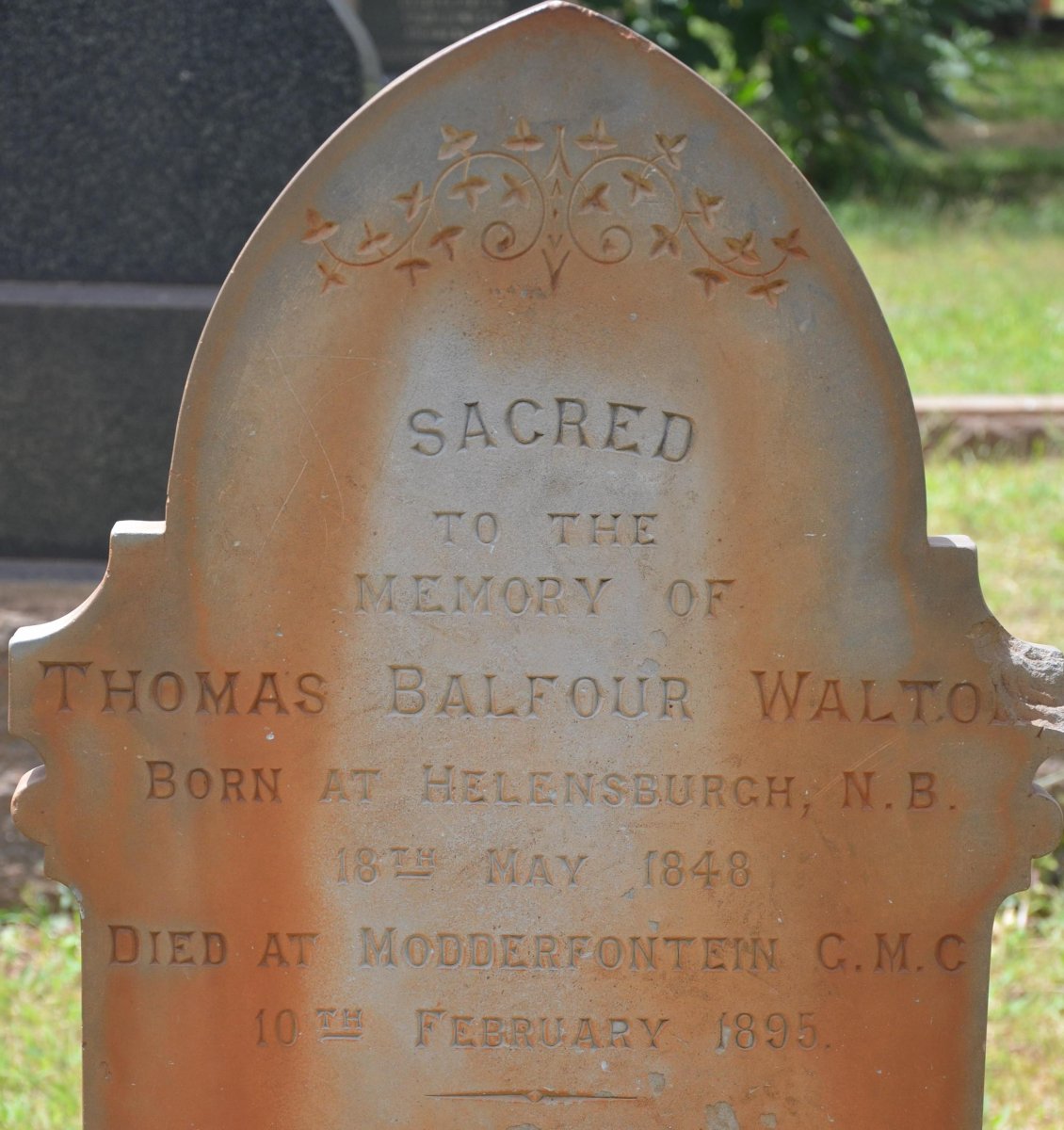 WALTON Thomas Balfour 1848-1895