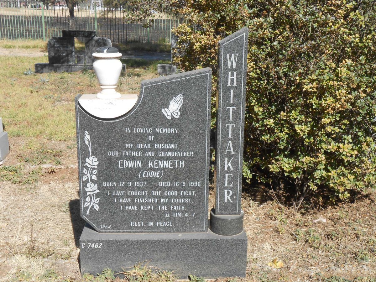 WHITTAKER Edwin Kenneth 1937-1996