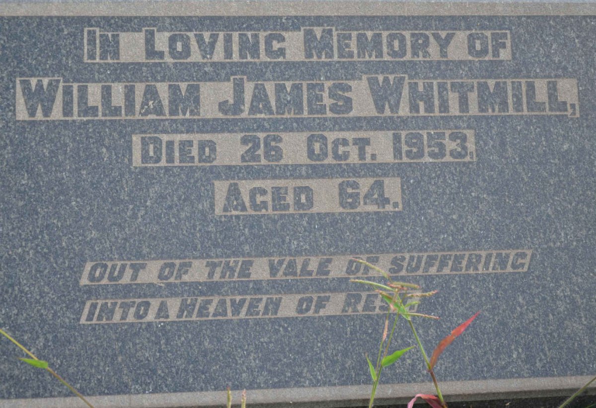 WHITMILL William James -1953
