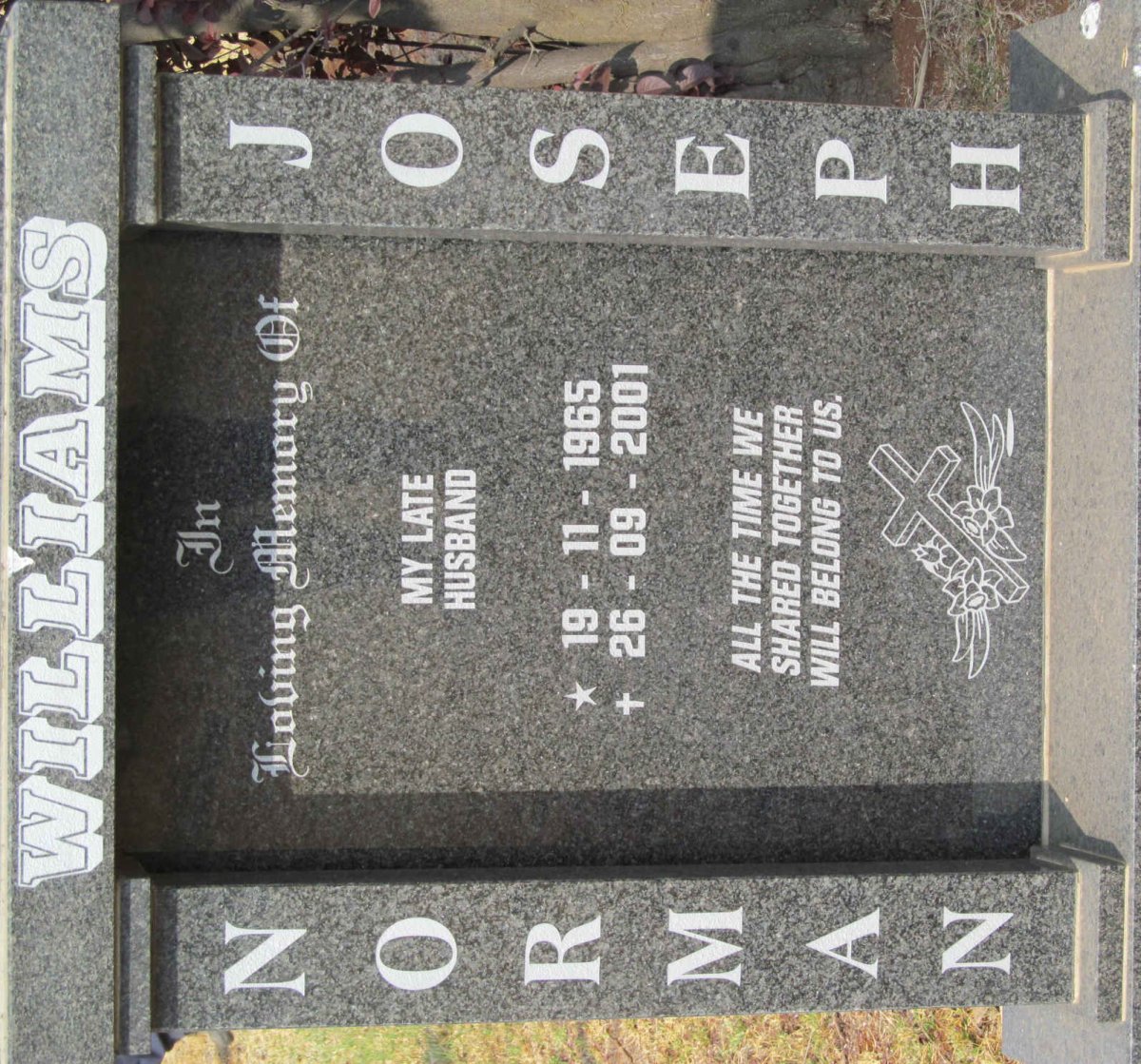 WILLIAMS Norman Joseph 1965-2001