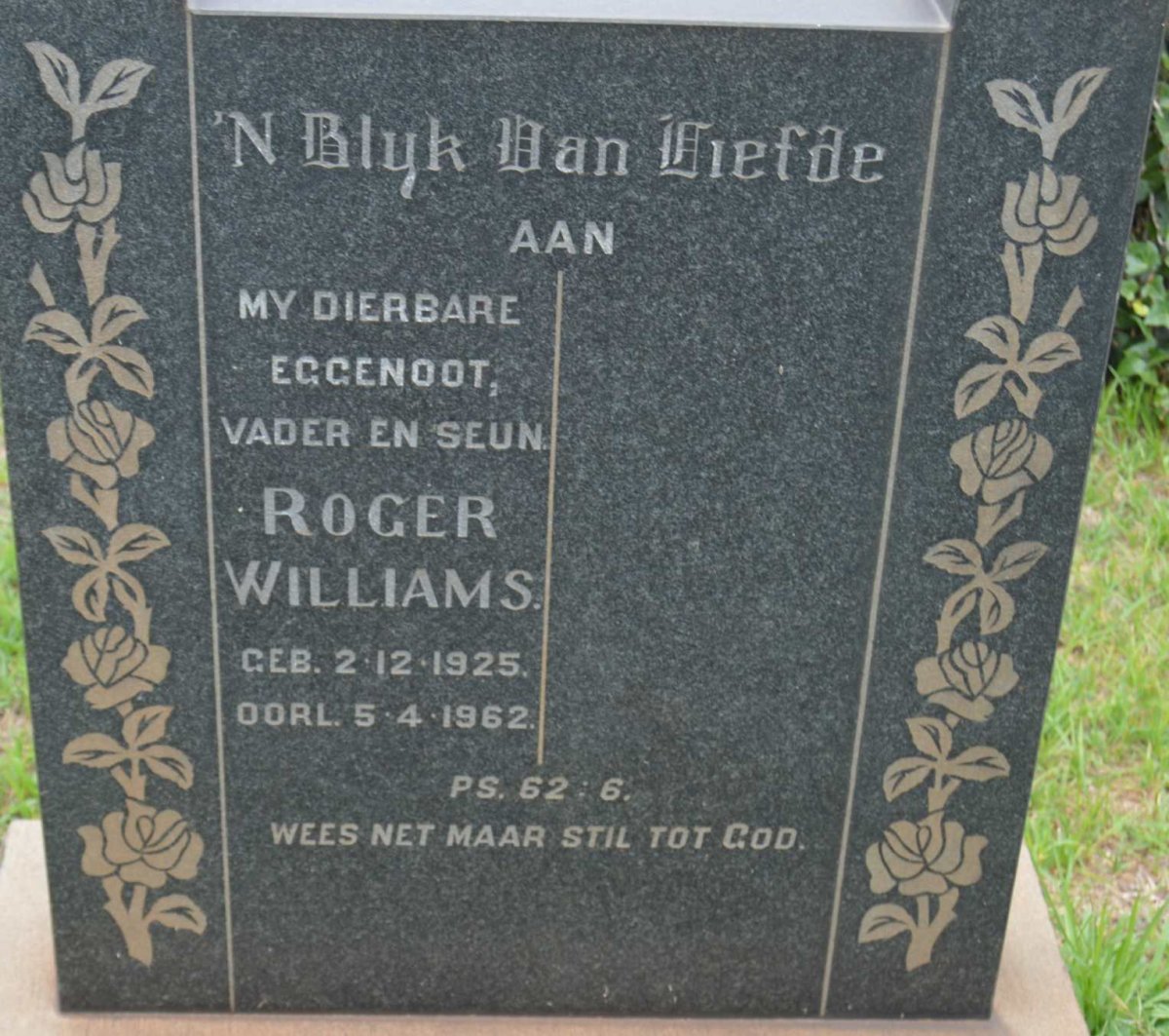 WILLIAMS Roger 1925-1962