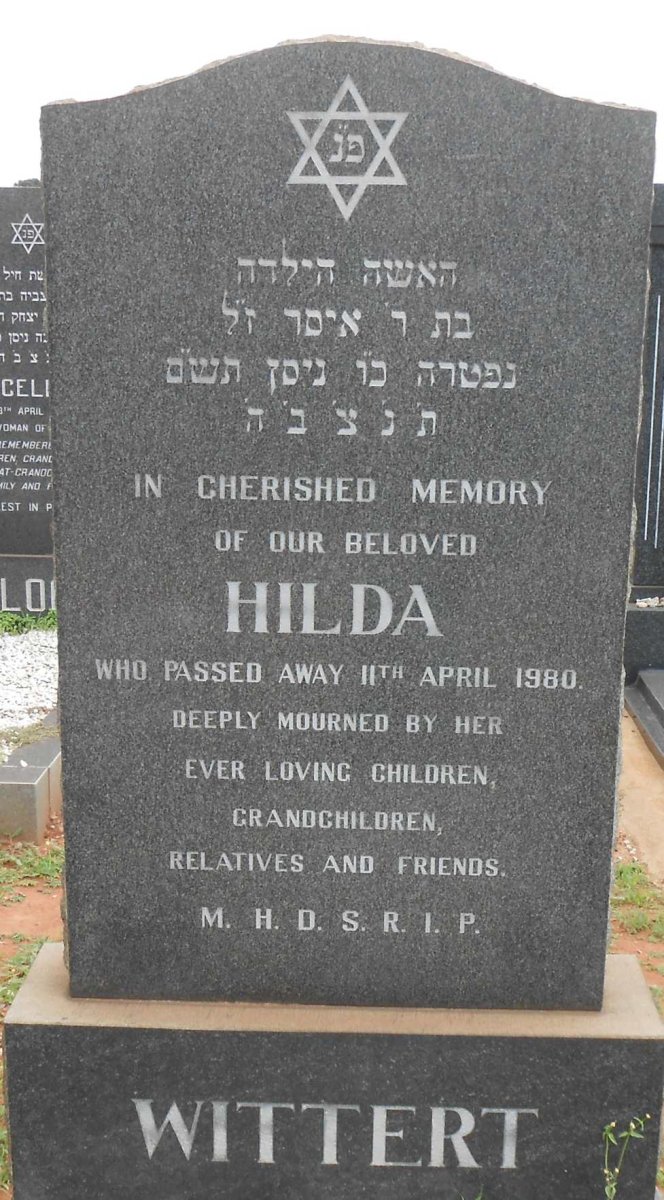 WITTERT Hilda -1980