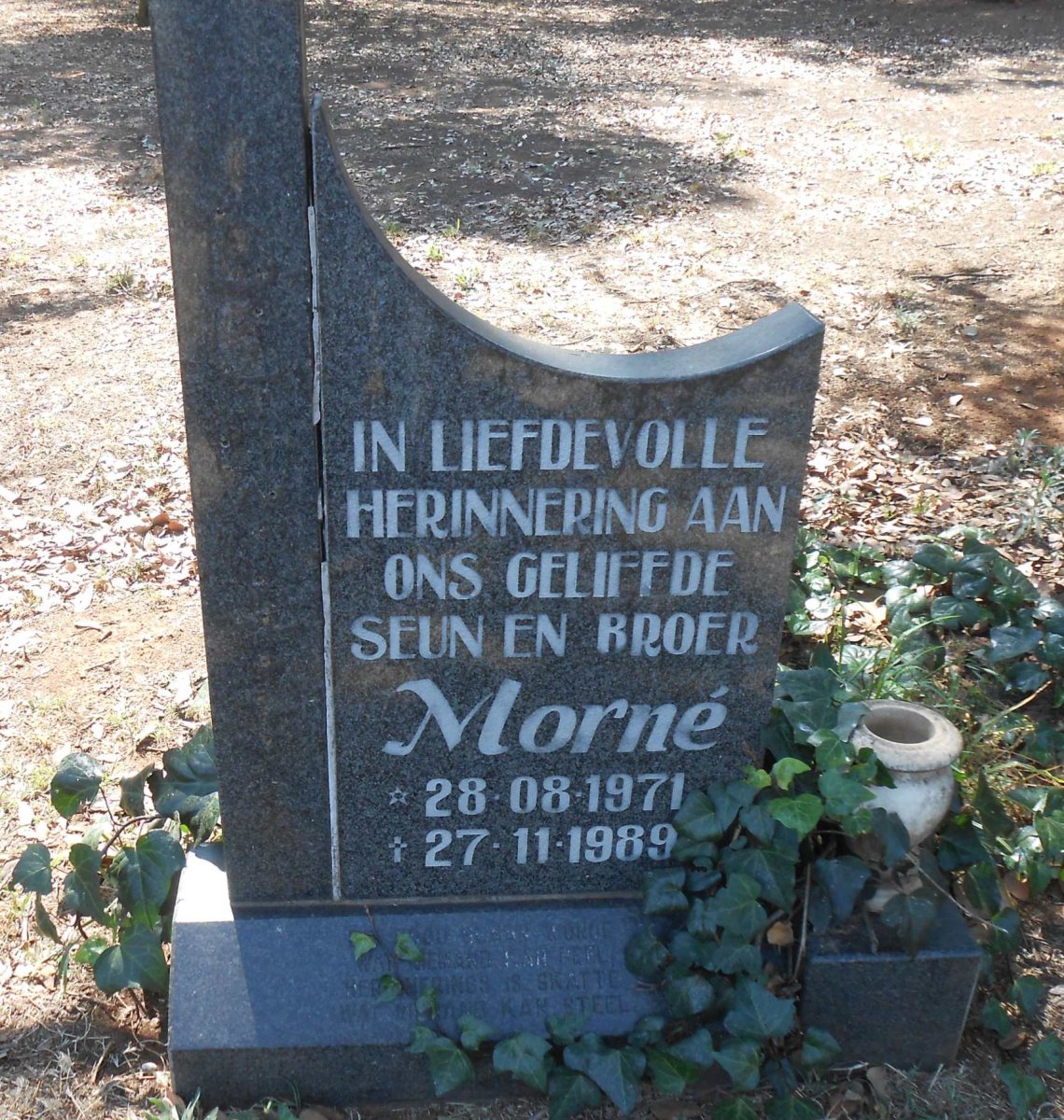 WITT Morné, de 1971-1989