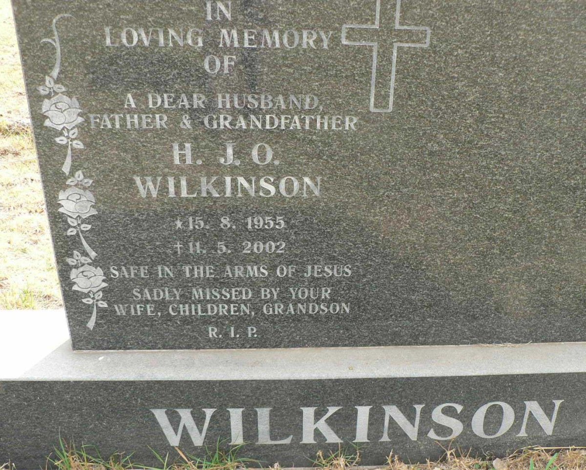 WILKINSON H.J.O. 1955-2002