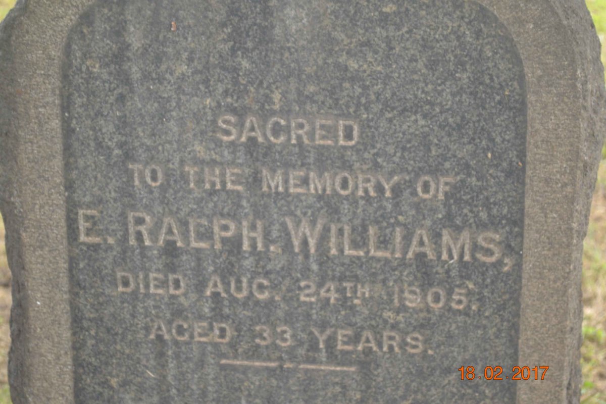 WILLIAMS E. Ralph -1905