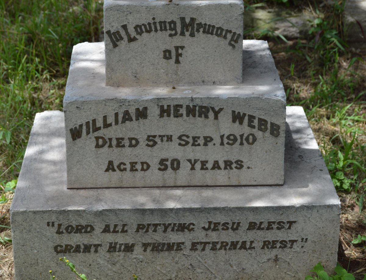 WEBB William Henry -1910