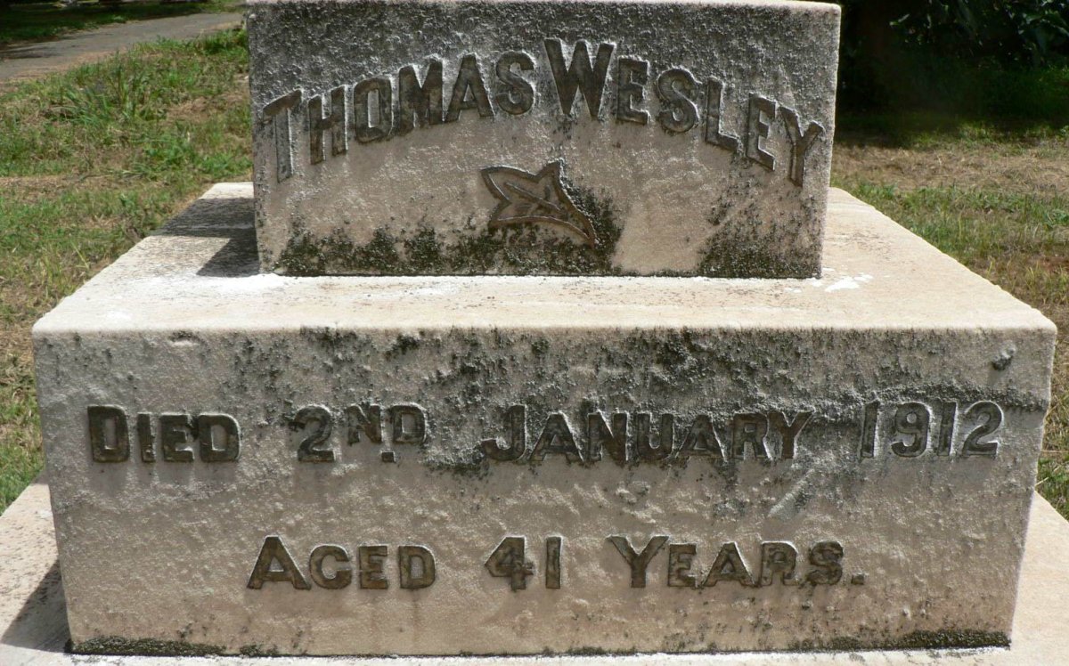 WESLEY Thomas -1912