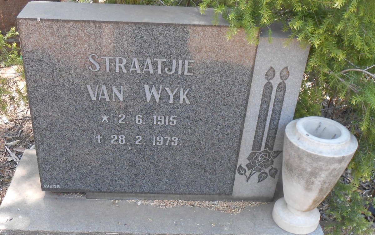 WYK Straatjie, van 1915-1973