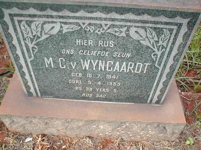 WYNGAARDT M.C., van 1941-1959