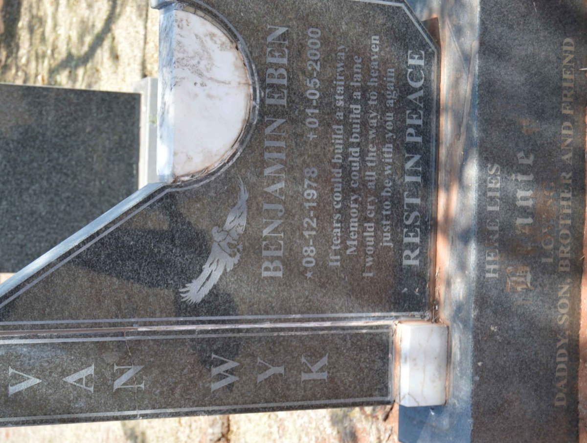 WYK Benjamin Eben, van 1978-2000