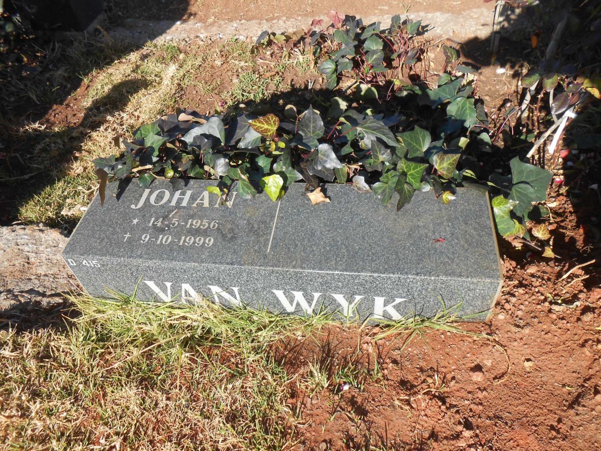 WYK Johan, van 1956-1999