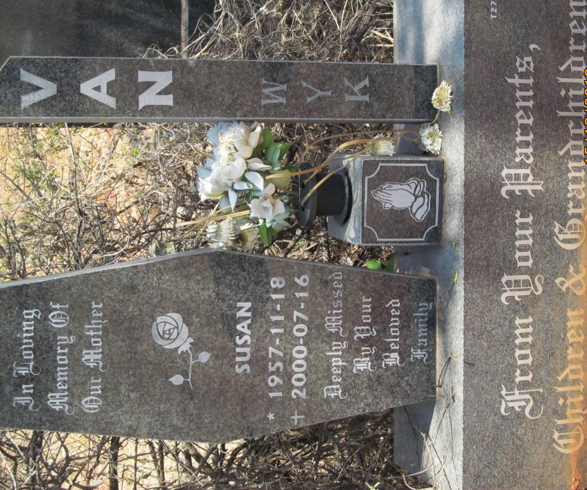 WYK Susan, van 1957-2000