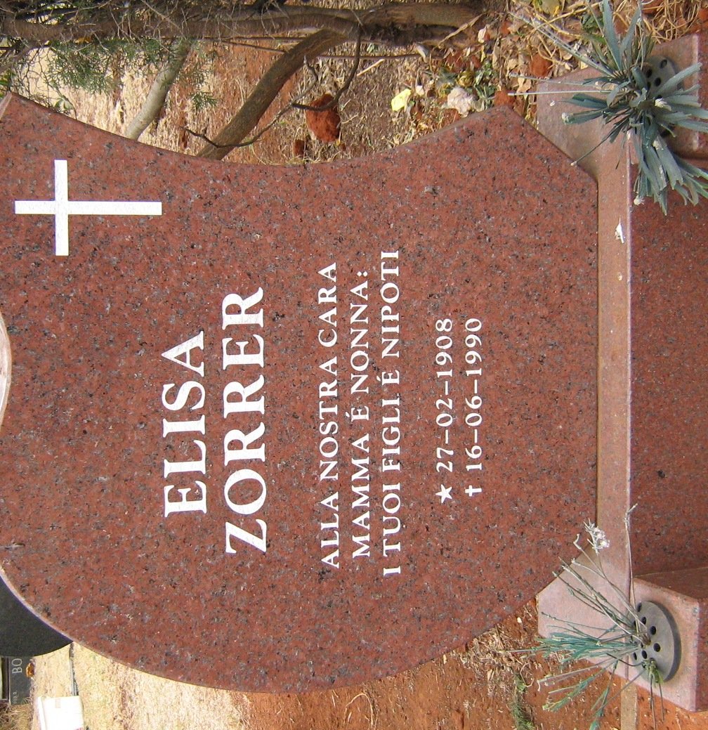 ZORRER Elisa 1908-1990