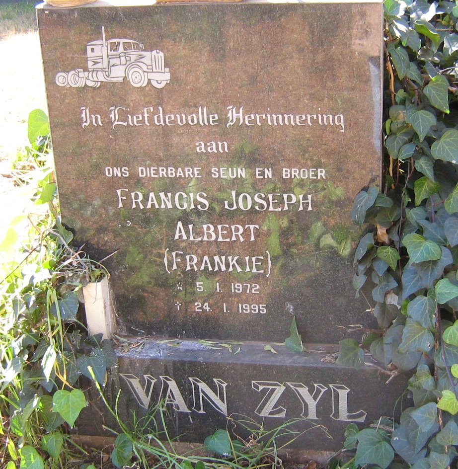 ZYL Francis Joseph Albert, van 1972-1995