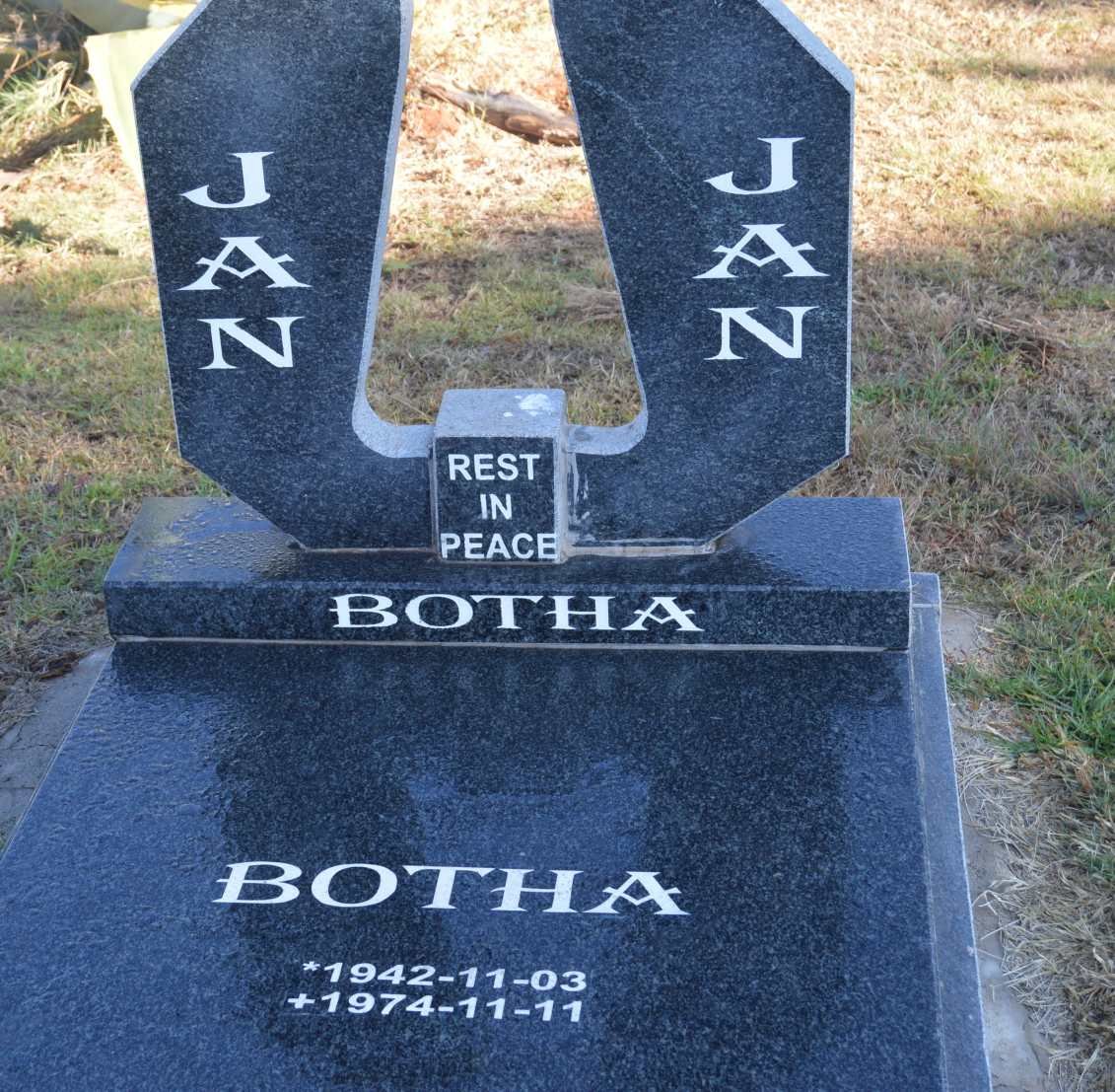 BOTHA Jan 1942-1974