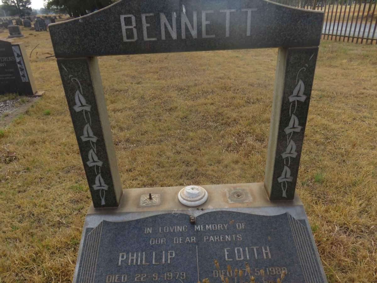 BENNETT Phillip -1979 &amp; Edith -1980