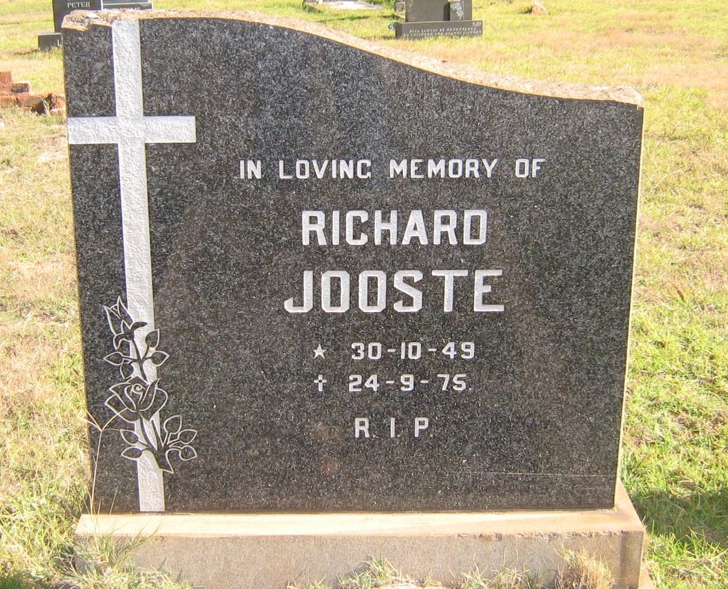 JOOSTE Richard 1949-1975