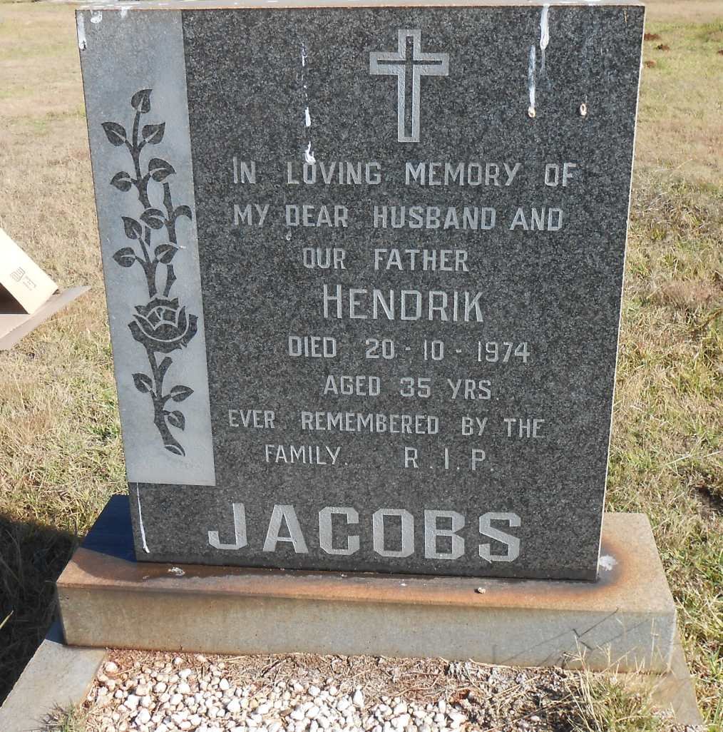JACOBS Hendrik -1974