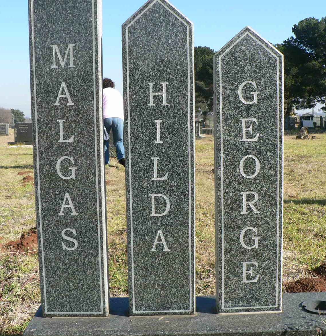 MALGAS George 1930-1971 &amp; Hilda 1930-2008