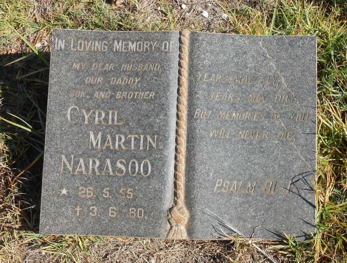 NARASOO Cyril Martin 1955-1980