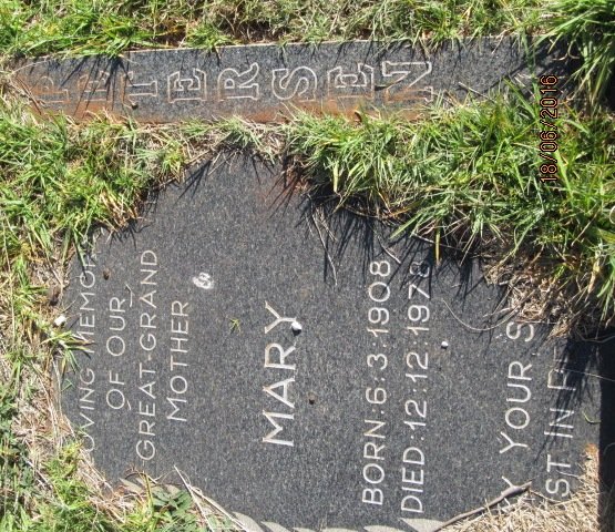 PETERSEN Mary 1908-1978