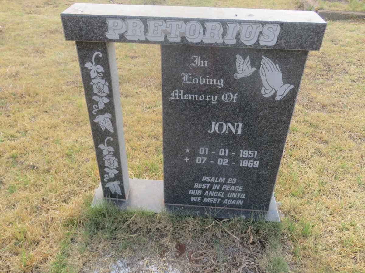PRETORIUS Joni 1951-1969