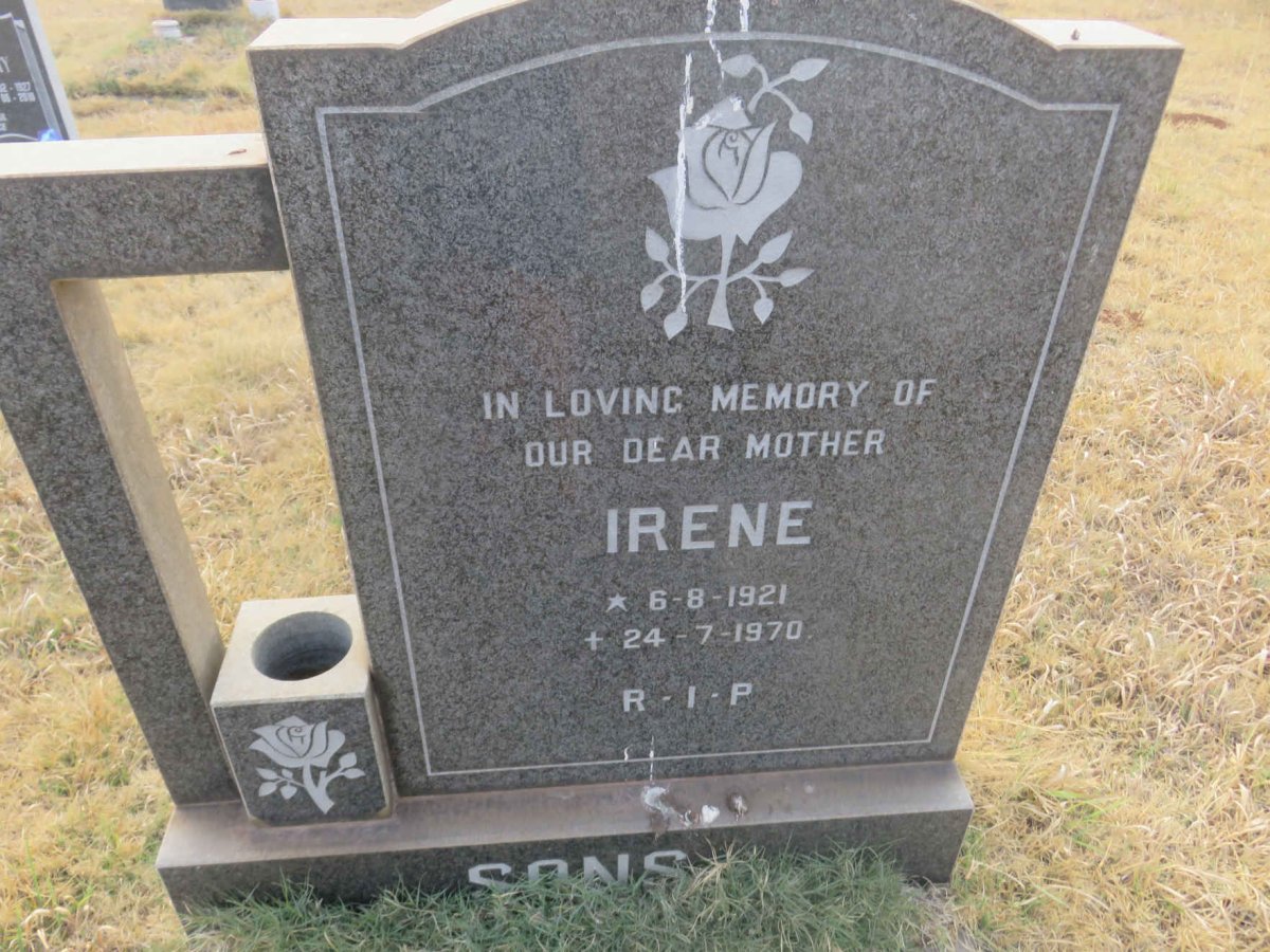 SONS Irene 1921-1970