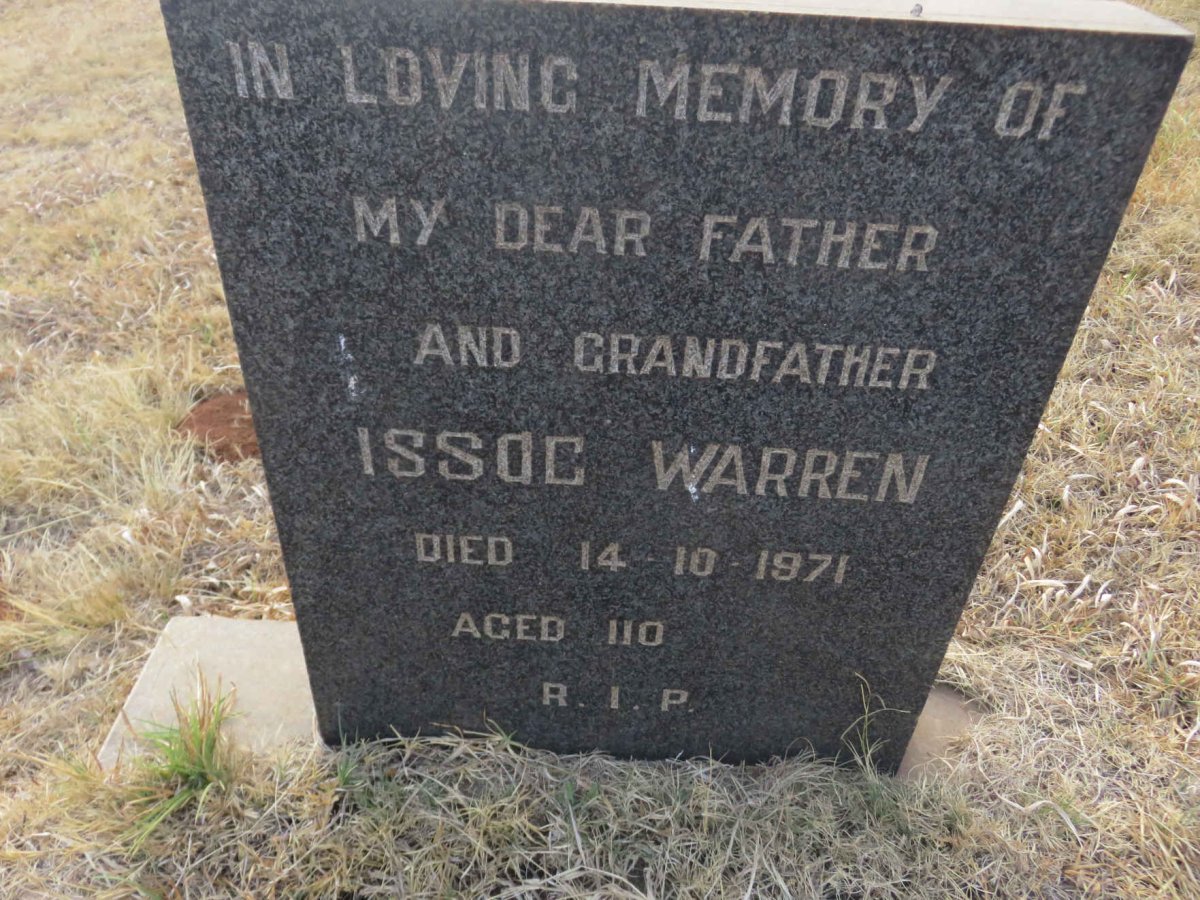 WARREN Issac  -1971