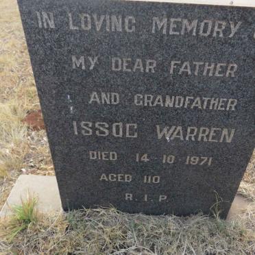 WARREN Issac  -1971