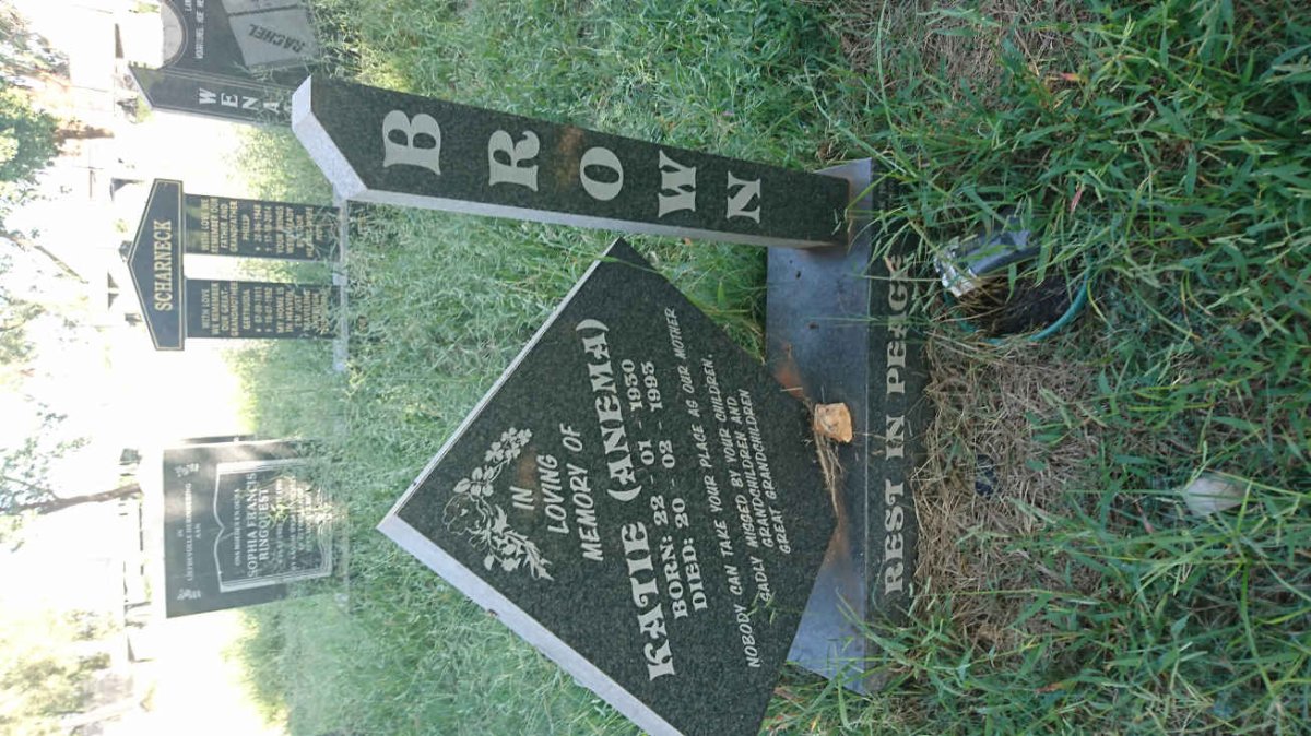 BROWN Katie 1930-1993