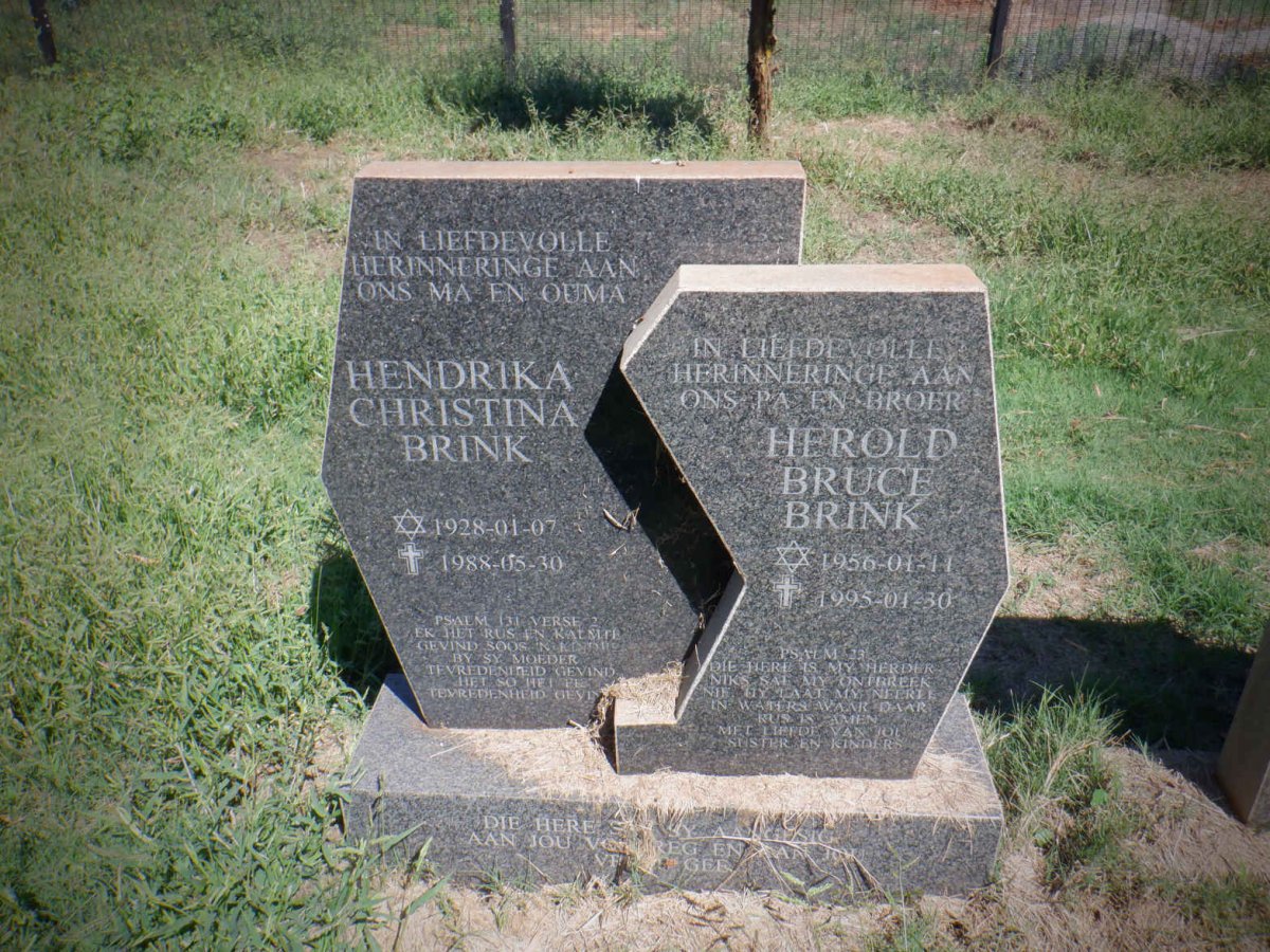 BRINK Hendrika Christina 1928-1988 :: BRINK Herold Bruce 1956-1995