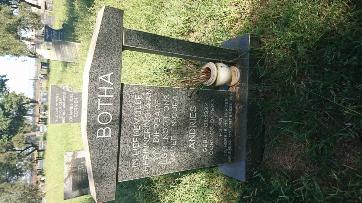 BOTHA Andries 1927-1993