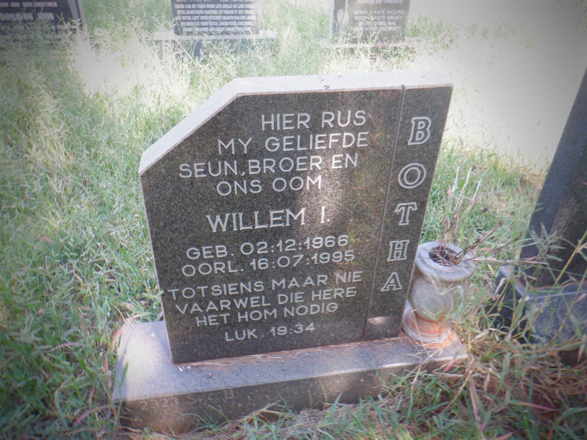 BOTHA Willem I. 1966-1995