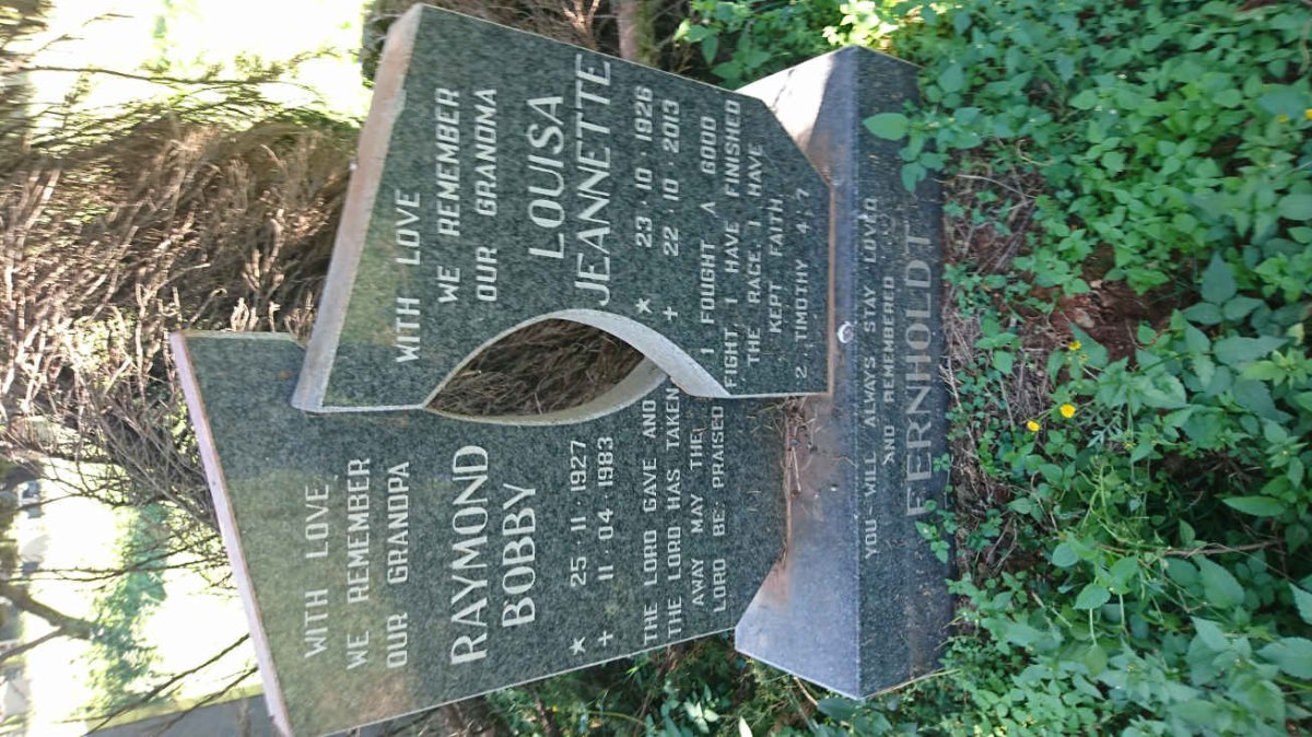 FERNHOLDT Raymond Bobby 1927-1983 &amp; Louisa Jeanette 1926-2013
