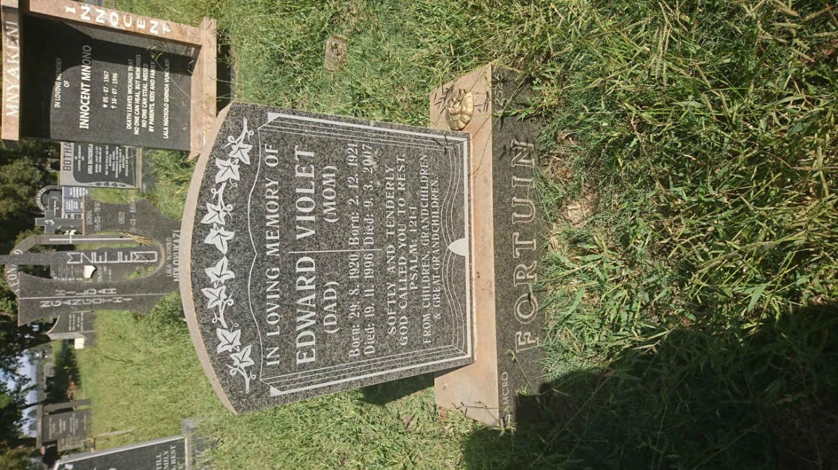 FORTUIN Edward 1920-1996 &amp; Violet 1921-2007