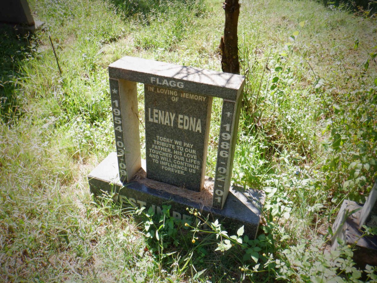 FLAGG Lenay Edna 1954-1986