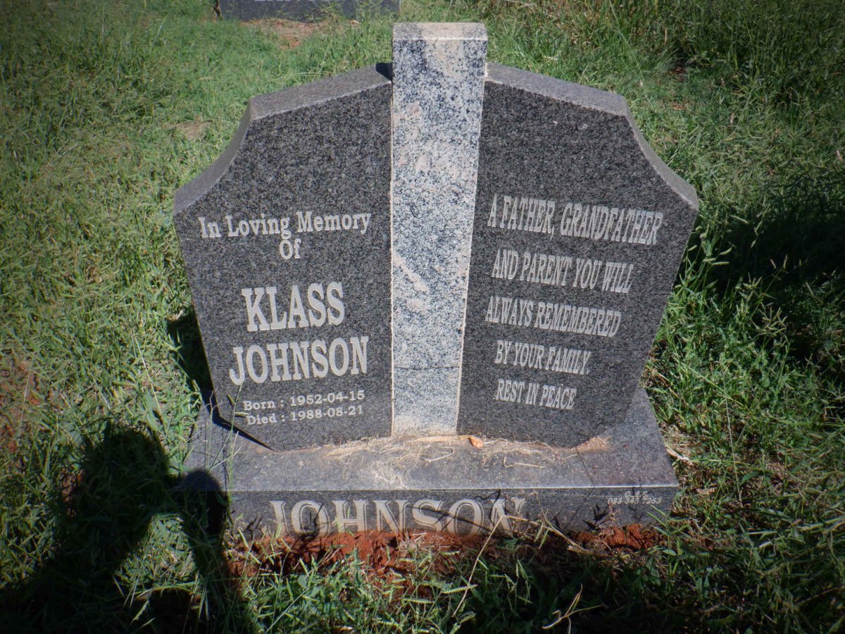 JOHNSON Klass 1952-1988