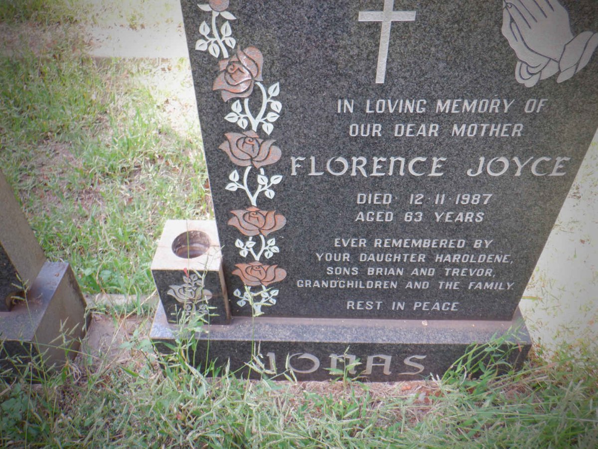 JONAS Florence Joyce -1987