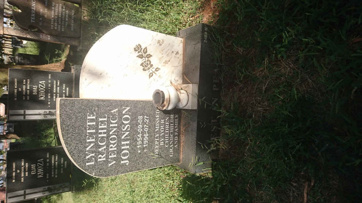 JOHNSON Lynette Rachel Veronica 1954-1996