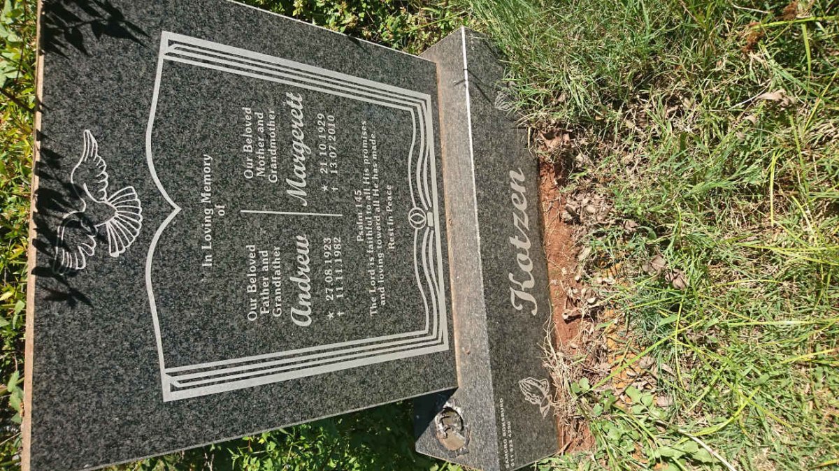 KOTZEN Andrew 1923-1982 &amp; Margerett 1929-2010