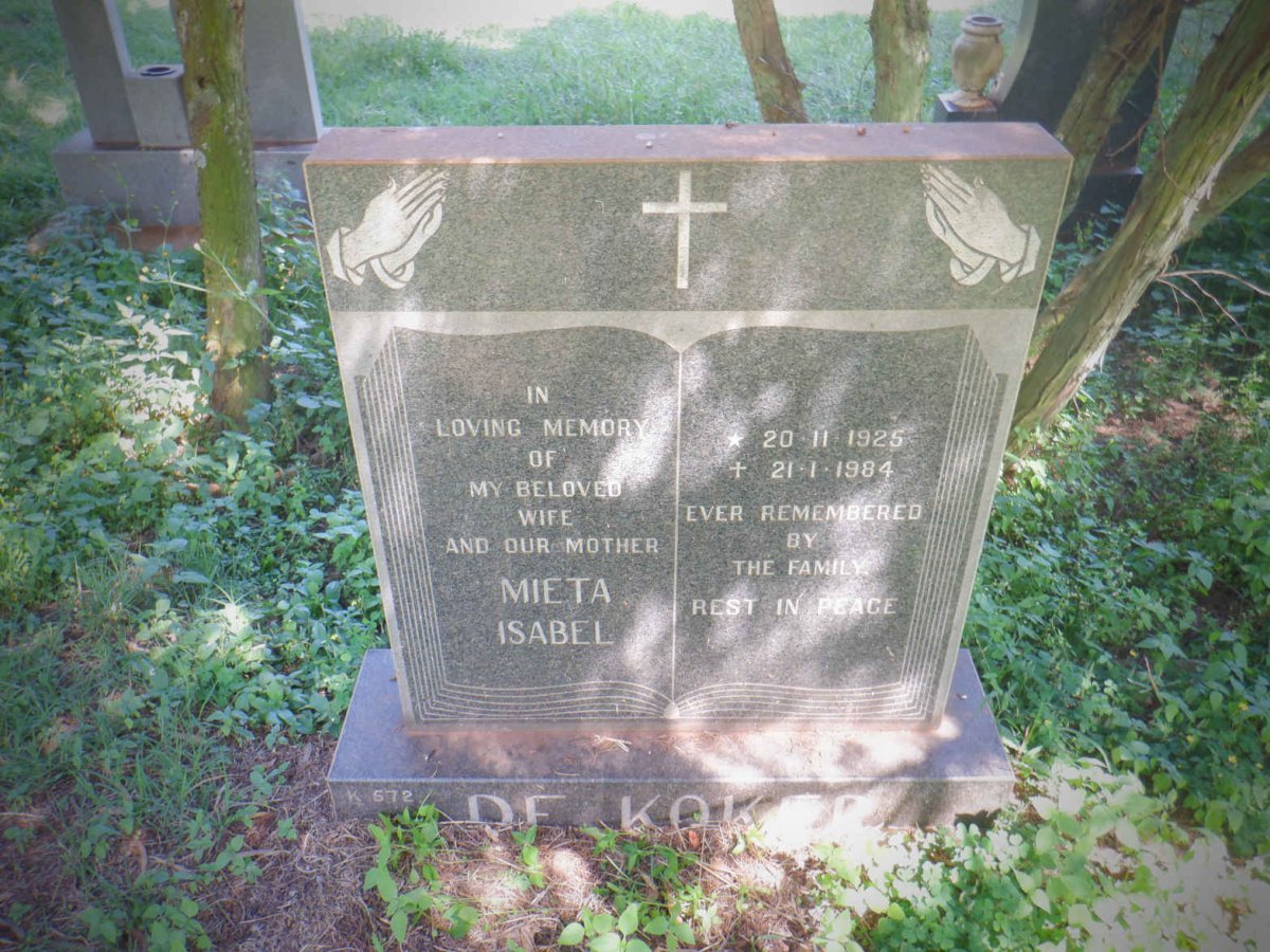KOKER Mieta Isabel, de 1925-1984