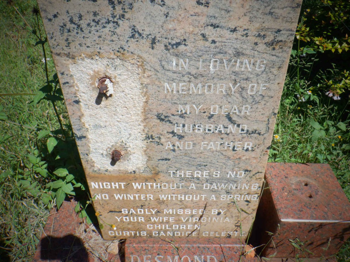 MURRAY Desmond Ronald 1948-1985