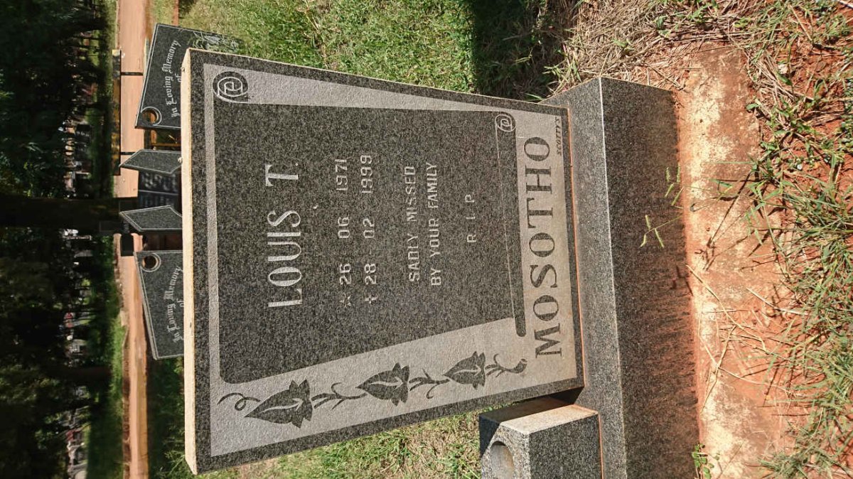 MOSOTHO Louis T. 1971-1999