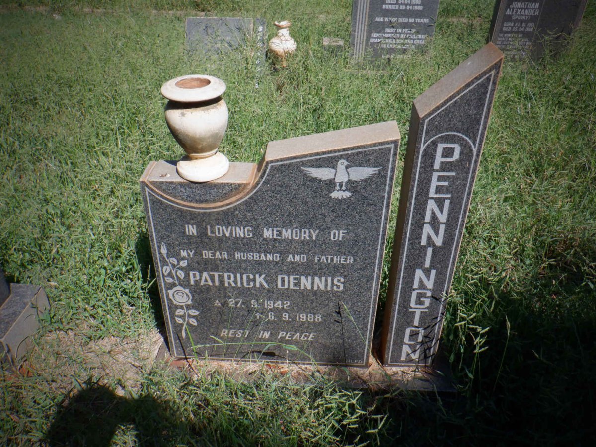 PENNINGTON Patrick Dennis 1942-1988