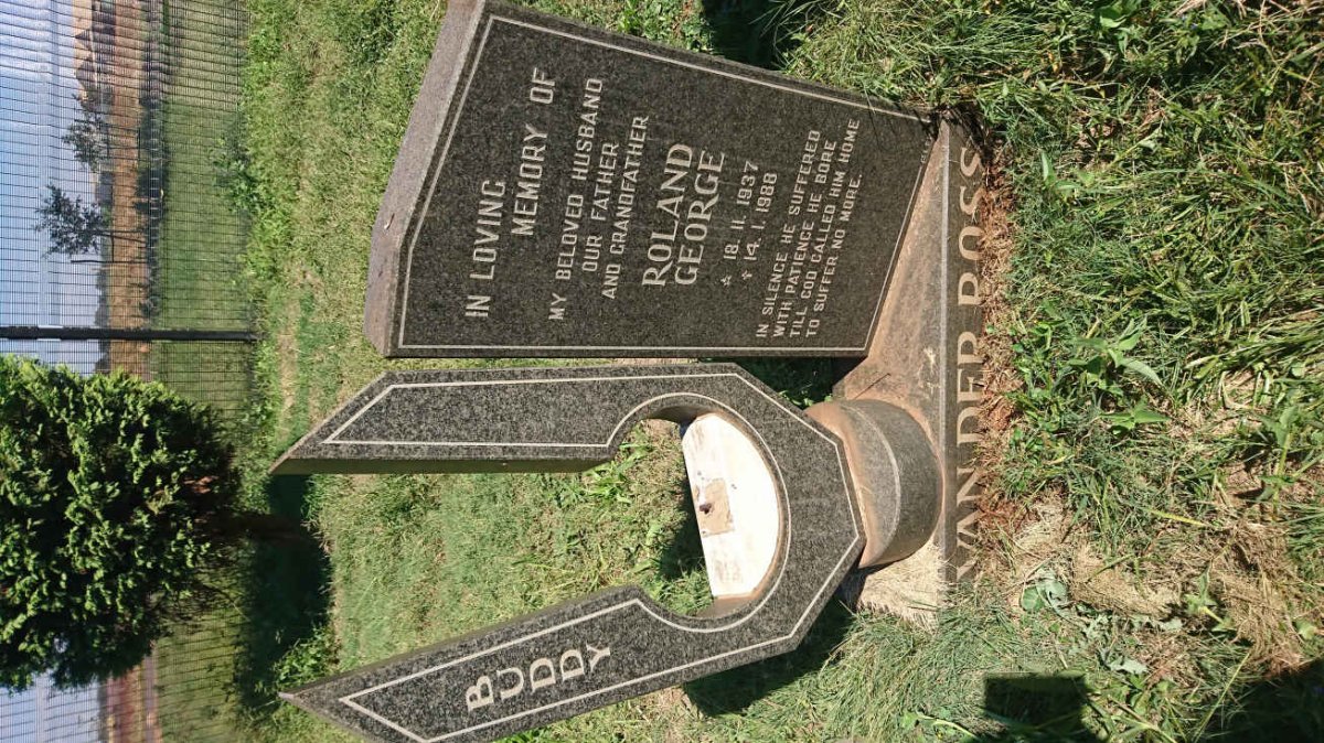 ROSS Roland George, van der 1937-1988